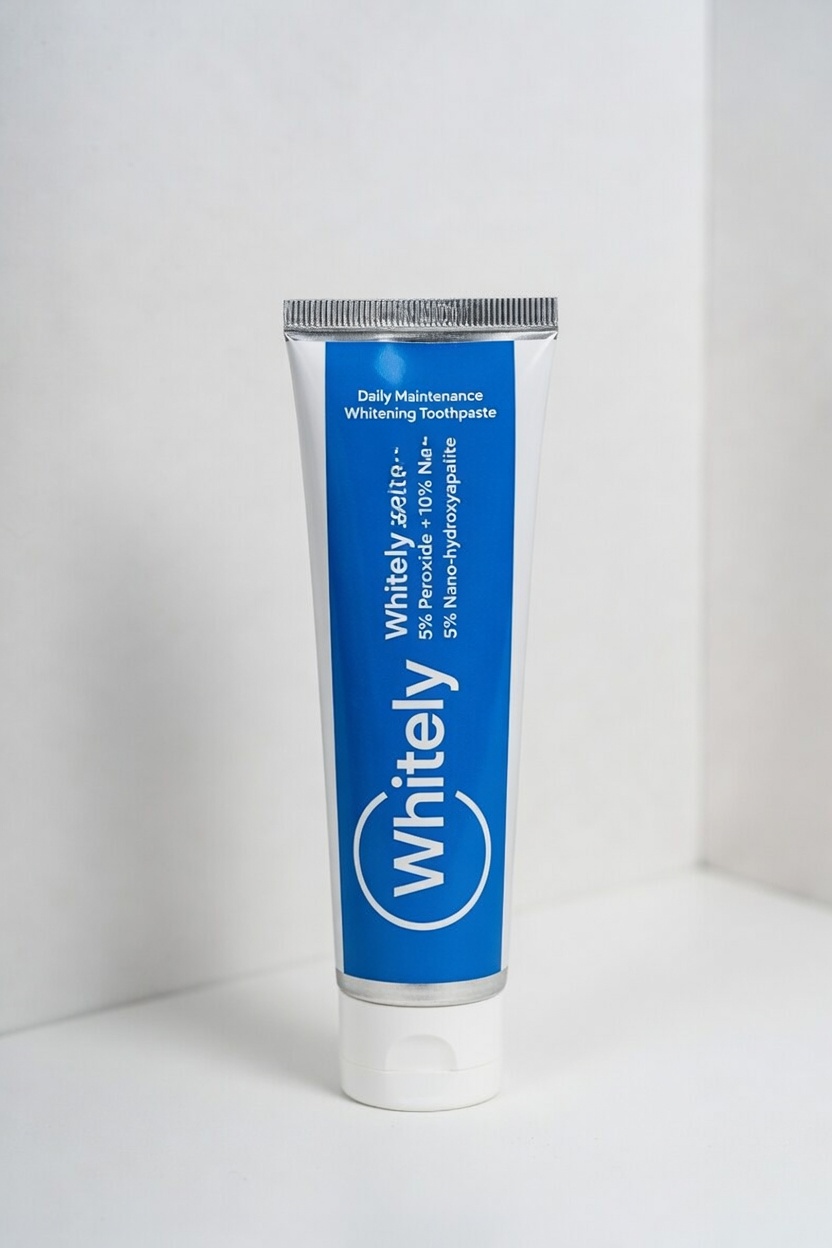 Whitely maintenance whitening toothpaste